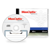 MaxOptix Medical Grade CD-R in j/c