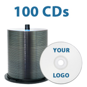 Custom Printed CD Package 100